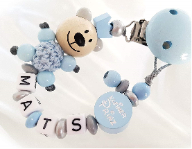 Schnullerkette Teddy Prinz